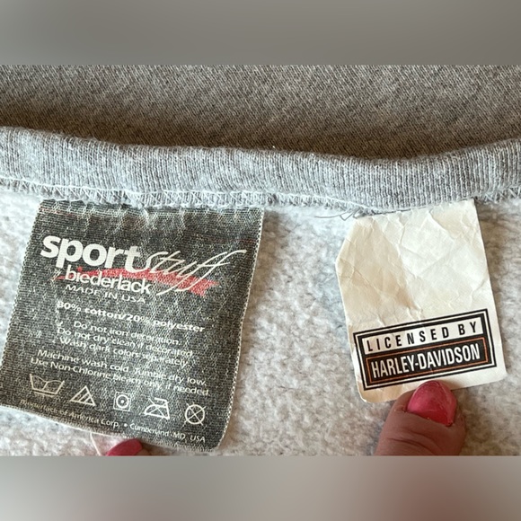 Harley-Davidson Orange and Black Logo Blanket - Picture 4 of 5